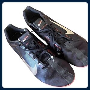 New‎ Nike Zoom Rival D Black Orange Bowerman Series Track & Field Men's Sz 12
